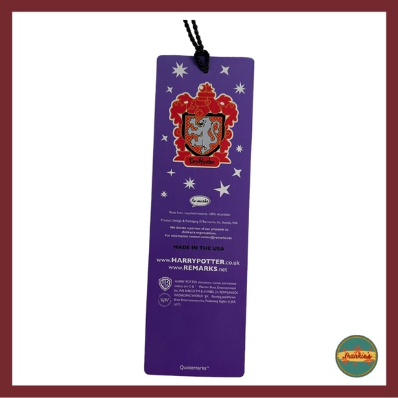 ✨Name Your Price Sale!✨ Harry Potter Quote Bookmark, Purple, Tassel Ron Weasley - Picture 5 of 6